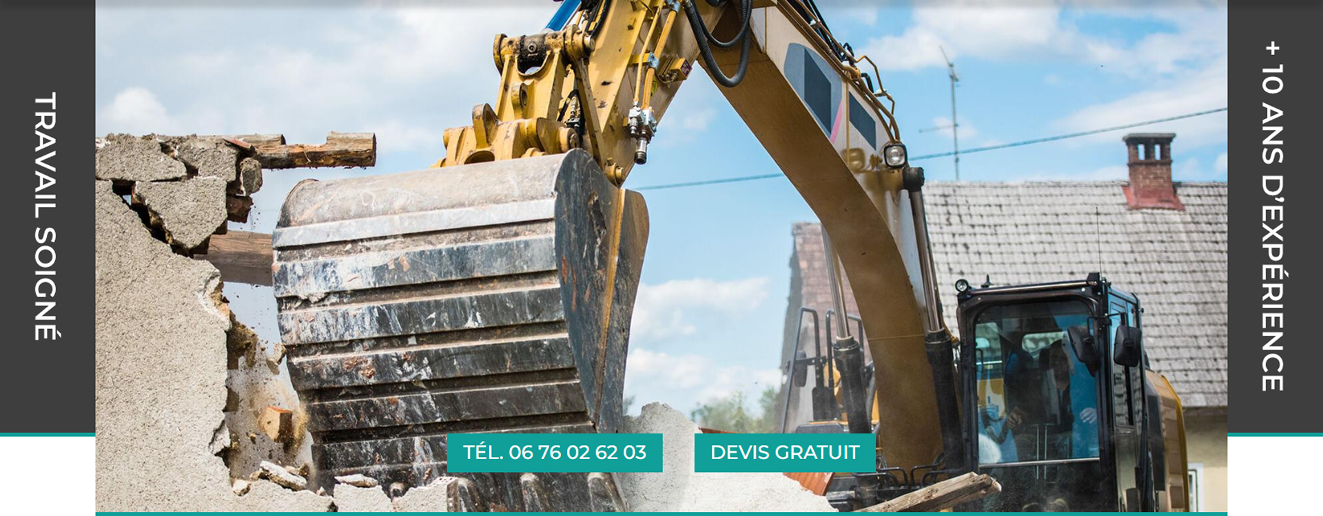 Entreprise de terrassement à Les Combes